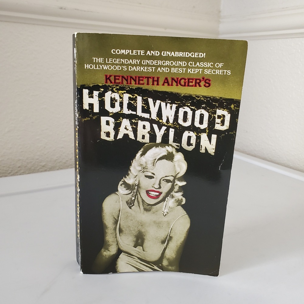 Hollywood Babylon Kenneth Anger Paperback Book Dell 1981 Scandals Cinema History